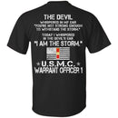 I Am The Storm - USMC Warrant Officer CustomCat