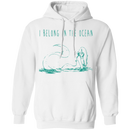 I Belong To the Ocean Mermaid T-shirt CustomCat