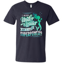 I Breath Under Water Mermaid Tshirt CustomCat