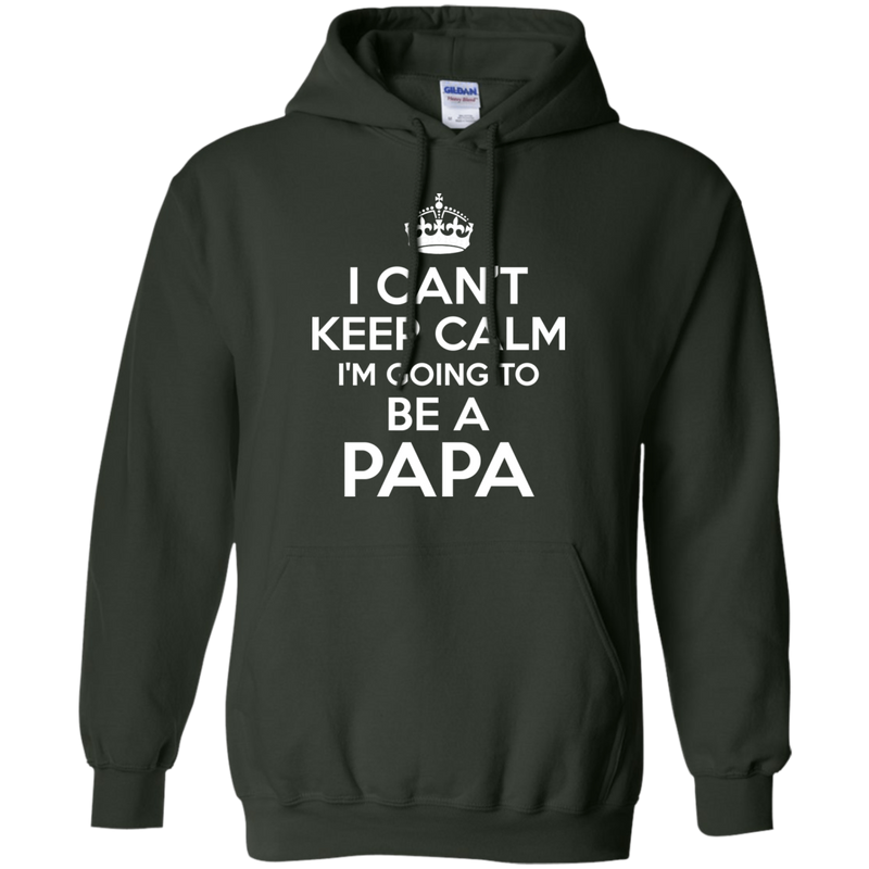 I Can't Keep Calm I'm Going To Be a Papa T-shirts For Father's Day CustomCat