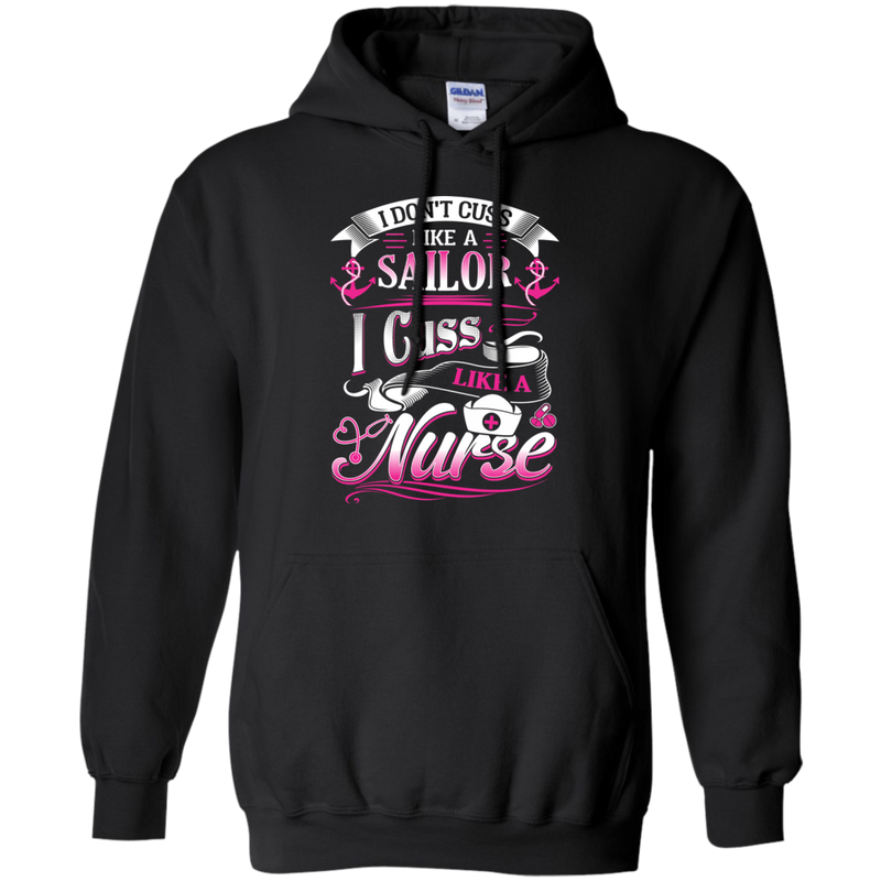 I Cuss Like A Nurse Tshirt Designed For Nurses CustomCat