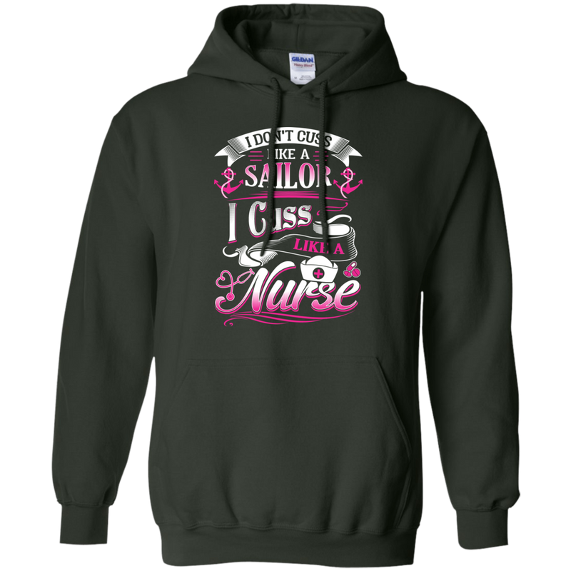 I Cuss Like A Nurse Tshirt Designed For Nurses CustomCat