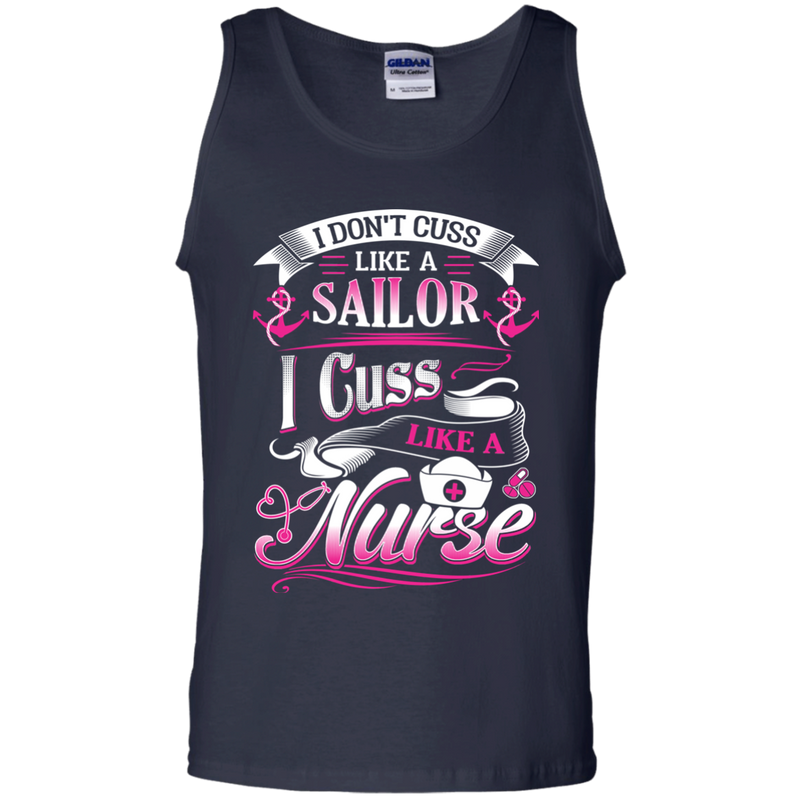 I Cuss Like A Nurse Tshirt Designed For Nurses CustomCat