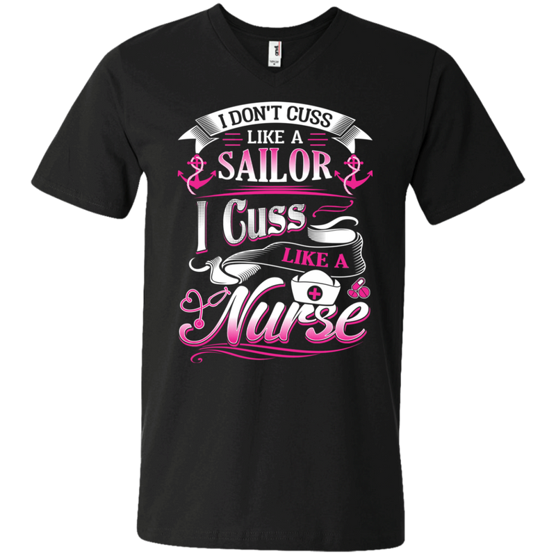 I Cuss Like A Nurse Tshirt Designed For Nurses CustomCat