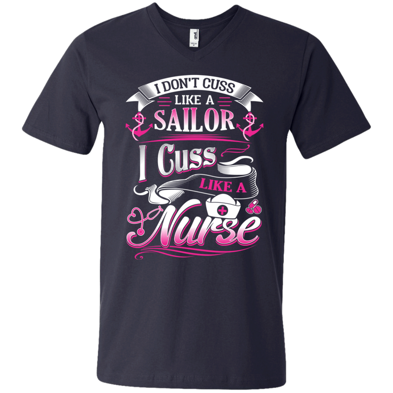 I Cuss Like A Nurse Tshirt Designed For Nurses CustomCat