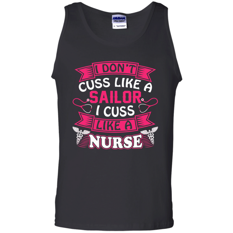 I cuss like a nurse tshirts CustomCat