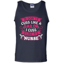 I cuss like a nurse tshirts CustomCat