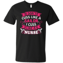 I cuss like a nurse tshirts CustomCat