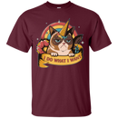 I do what i want funny cat T-shirts CustomCat