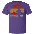 I Do What I Want Funny T-shirt Dog CustomCat