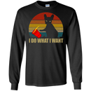 I Do What I Want Funny T-shirt Dog CustomCat