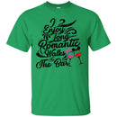 I Enjoy Long Romantic Walks To The Bar Funny Gifts Wine Lover Shirt CustomCat