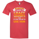 I have a Crazy Grandpa and I'm not afraid to use him funny tshirt for Grandpa CustomCat
