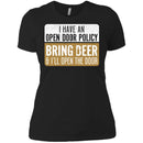 I Have An Open Door Policy Bring Beer and I'll Open The Door T-shirt For Beer Lover CustomCat