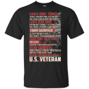 I Have Don't Things That Haunt Me At Nights Veteran T-shirt CustomCat