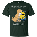 I Kiss A Labrador And I Liked It Funny T-shirt For Lab Lovers CustomCat