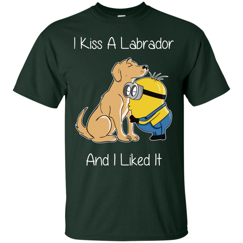 I Kiss A Labrador And I Liked It Funny T-shirt For Lab Lovers CustomCat