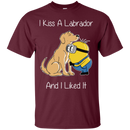 I Kiss A Labrador And I Liked It Funny T-shirt For Lab Lovers CustomCat