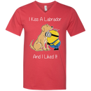 I Kiss A Labrador And I Liked It Funny T-shirt For Lab Lovers CustomCat