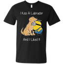 I Kiss A Labrador And I Liked It Funny T-shirt For Lab Lovers CustomCat