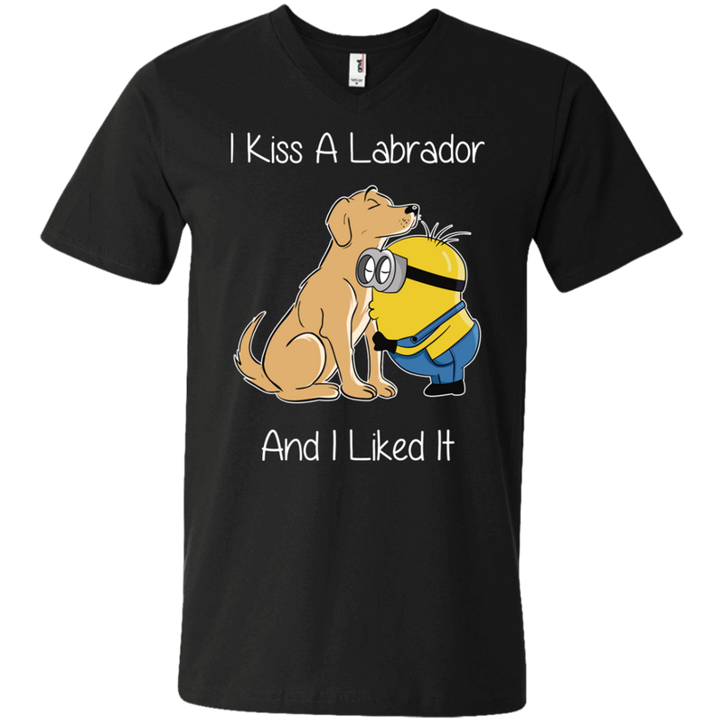 I Kiss A Labrador And I Liked It Funny T-shirt For Lab Lovers CustomCat