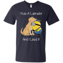 I Kiss A Labrador And I Liked It Funny T-shirt For Lab Lovers CustomCat