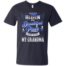 I know heaven is a beautiful pleace because they have my grandma T-shirts CustomCat