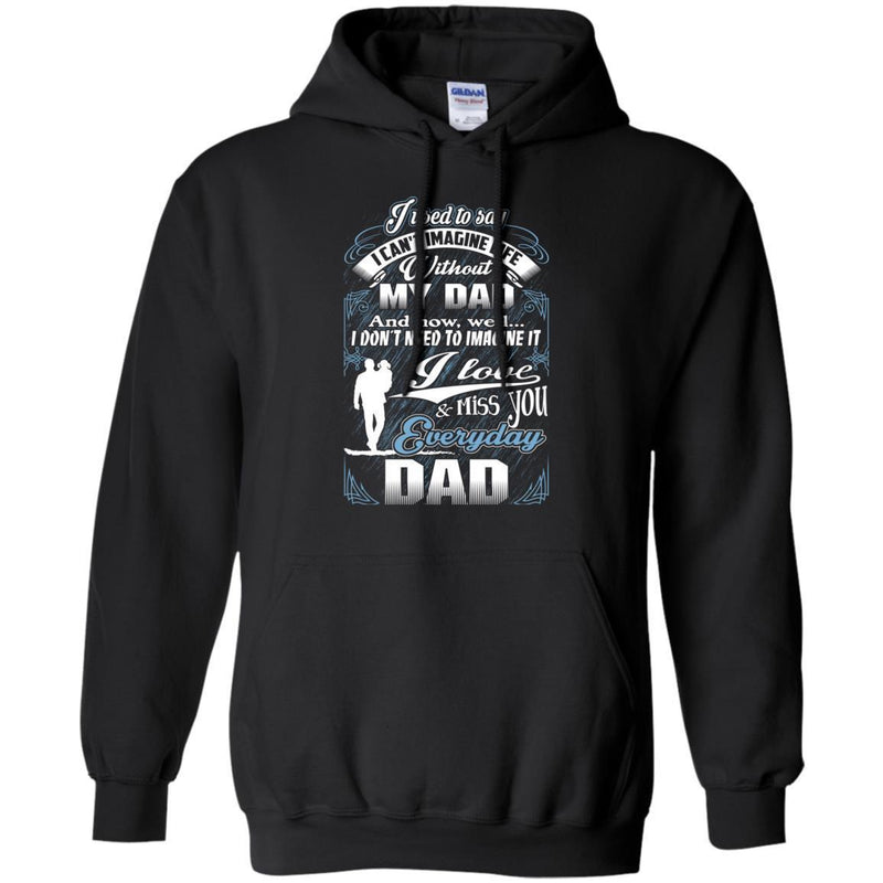 I Love And Miss You Everyday Dad T-shirts CustomCat