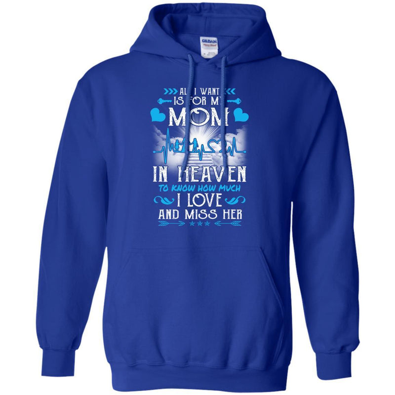 I Love And Miss You Mom T-shirts CustomCat