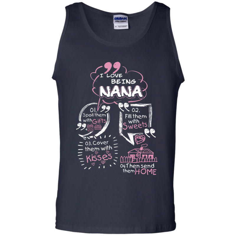 I Love Being Nana t-shirt CustomCat