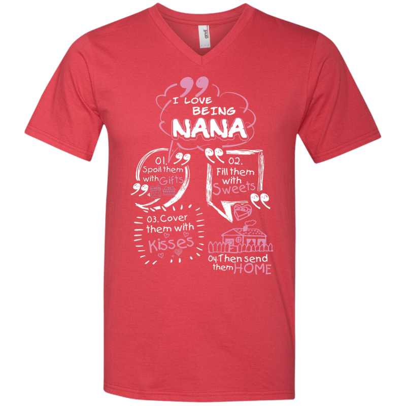 I Love Being Nana t-shirt CustomCat