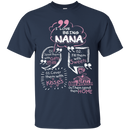 I Love Being Nana t-shirt CustomCat