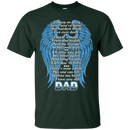 I love my dad my guardian angel T-shirts CustomCat