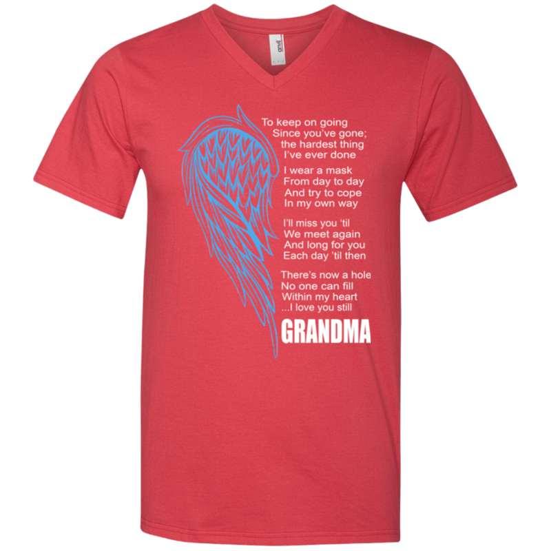 I love my grandma my guardian angel T-shirts CustomCat
