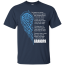 I love my grandpa my guardian angel T-shirts CustomCat
