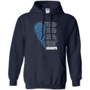 I love my grandpa my guardian angel T-shirts CustomCat