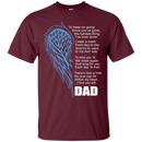 I love my guardian angel dad T-shirts CustomCat