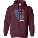 I love my guardian angel dad T-shirts CustomCat