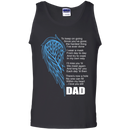 I love my guardian angel dad T-shirts CustomCat