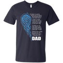 I love my guardian angel dad T-shirts CustomCat