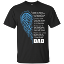 I love my guardian angel dad T-shirts CustomCat