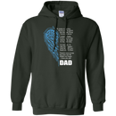 I love my guardian angel dad T-shirts CustomCat