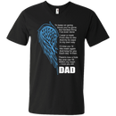 I love my guardian angel dad T-shirts CustomCat