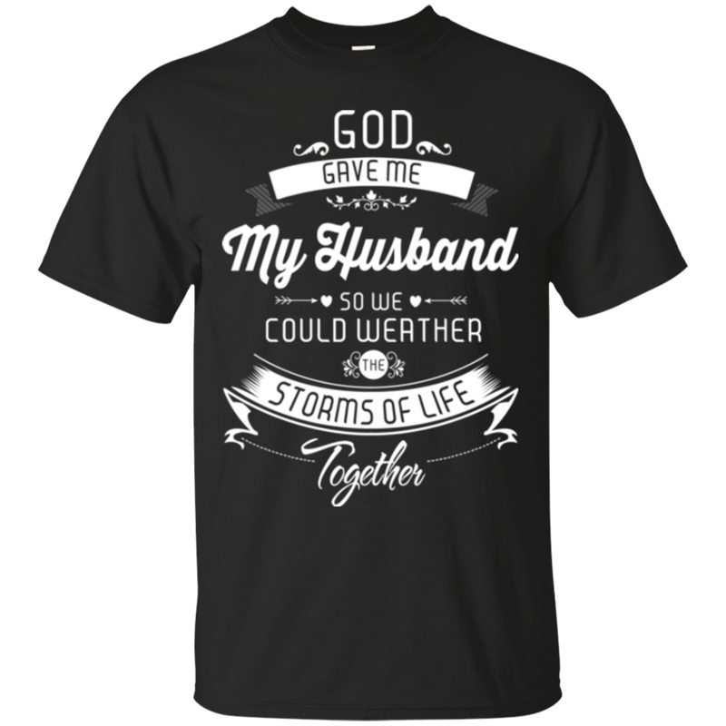 I love my husband funny T-shirts CustomCat