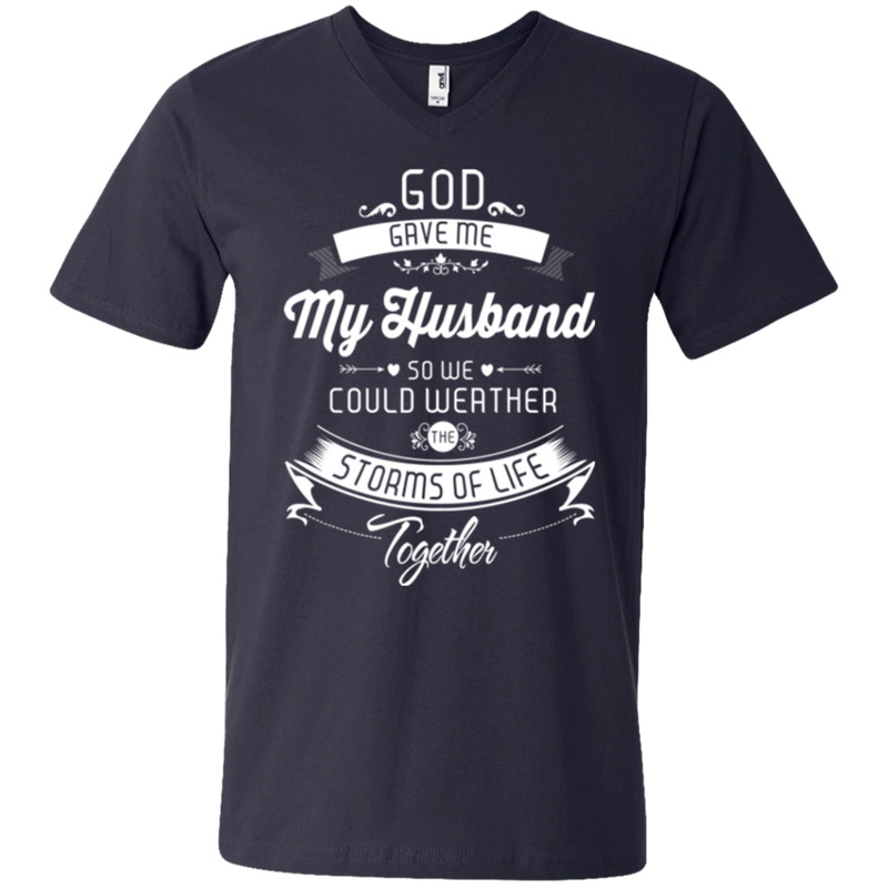 I love my husband funny T-shirts CustomCat