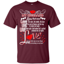 I Love My Husband Funny Valentine T-shirts CustomCat