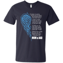 I love my mom & dad my guardian angel T-shirts CustomCat