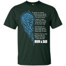 I love my mom & dad my guardian angel T-shirts CustomCat