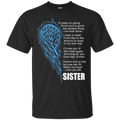 I love my sister my guardian angel T-shirts CustomCat