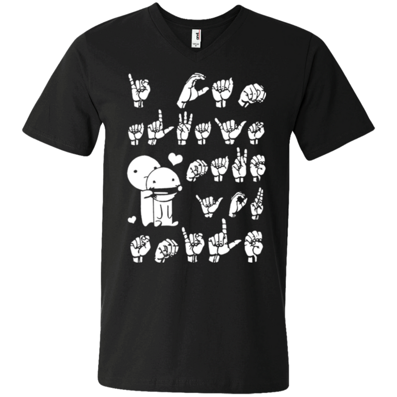 I love sign language T-shirts CustomCat